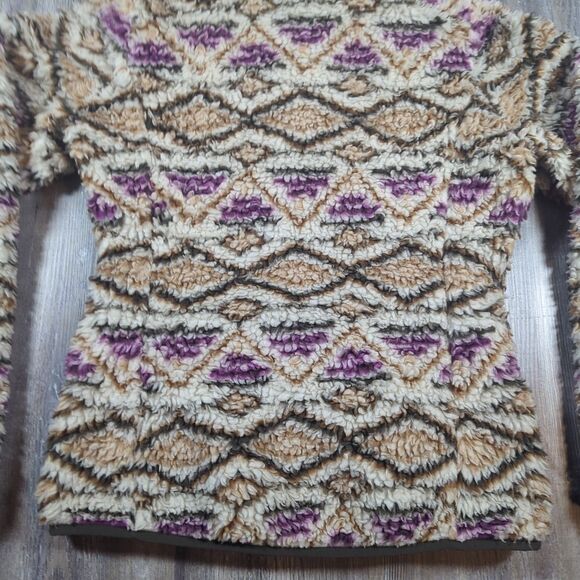 Patagonia Retro-X Women's Small Deep Pile Hoody Fleece Jacket Small Full Zip - Picture 13 of 14